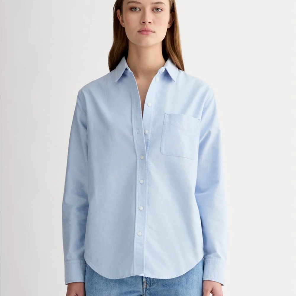 Everlane Light Blue Oxford Button-Down Shirt